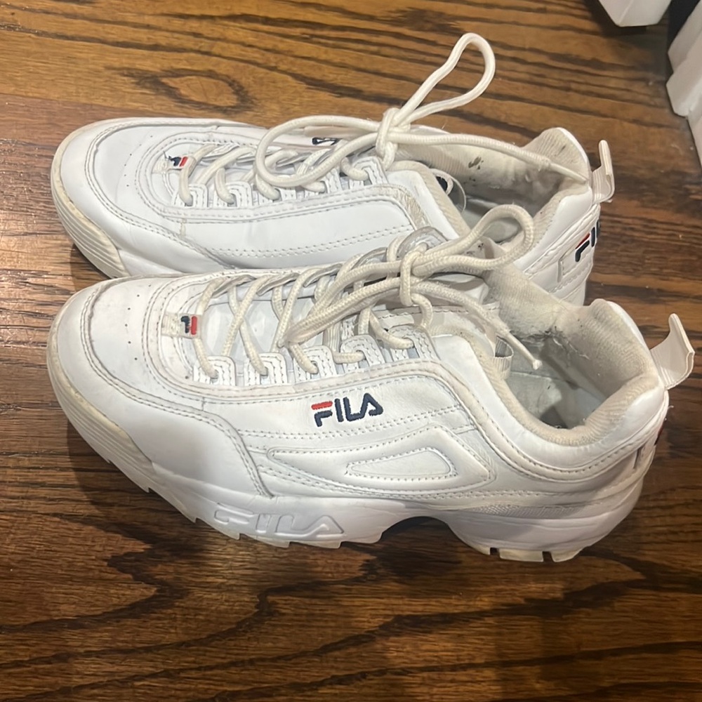Fila white sneakers